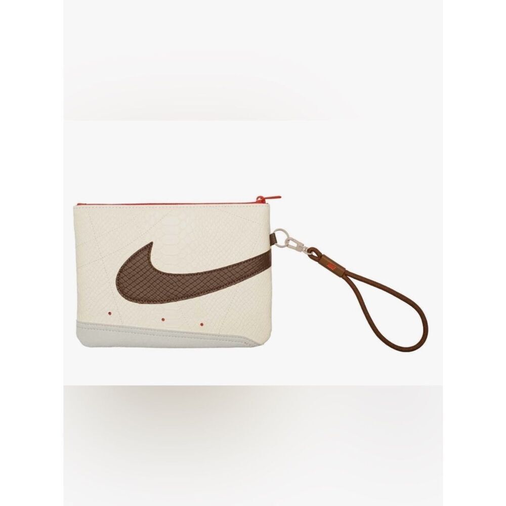 NIKE Icon Blazer Wristlet Large, Ivory & Brown, New in Box